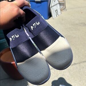 APL Navy and Cream Athletic Shoes